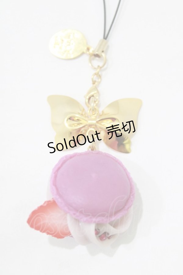 画像2: Q-pot. / ベリーストロベリーマカロンリボンストラップ   H-25-12-25-1072-QP-ZA-KB-ZH (2)