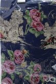 画像2: Jane Marple Dans Le Salon / Val de Loire scarf  ネイビー H-25-12-25-1073-JM-ZA-KB-ZH (2)
