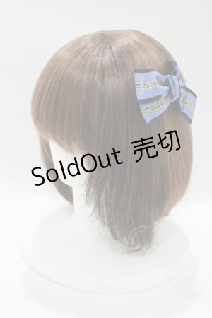 画像: Jane Marple / リボンヘアコサージュ  ブルー H-25-12-25-1075-JM-AC-KB-ZH