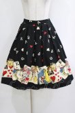 画像1: Emily Temple cute / トランププリントスカート  ブラック H-25-12-25-1007-ET-SK-KB-ZH (1)