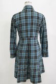 画像3: Emily Temple cute / タータンチェックシャツワンピース  ブルー H-25-12-25-1010-ET-OP-KB-ZH (3)