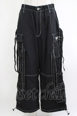 画像: REFLEM / セパレートワイドアジャスターパンツ Free ブラック H-25-12-25-1013-PU-PA-KB-ZH