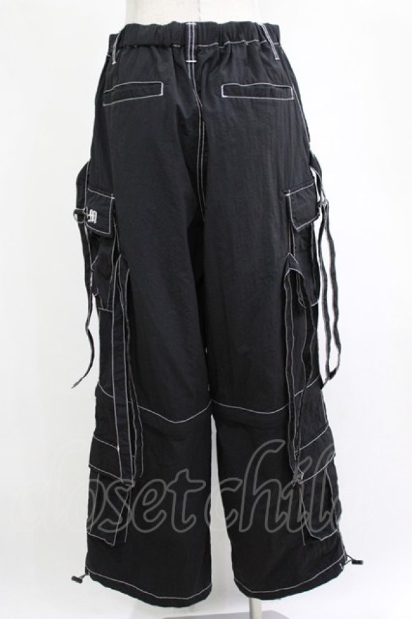 画像3: REFLEM / セパレートワイドアジャスターパンツ Free ブラック H-25-12-25-1013-PU-PA-KB-ZH (3)