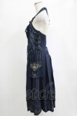画像2: Ozz oneste / 薔薇刺繍ホルターオーバービスチェ  ネイビー H-25-12-25-1015-OO-TO-KB-ZH (2)