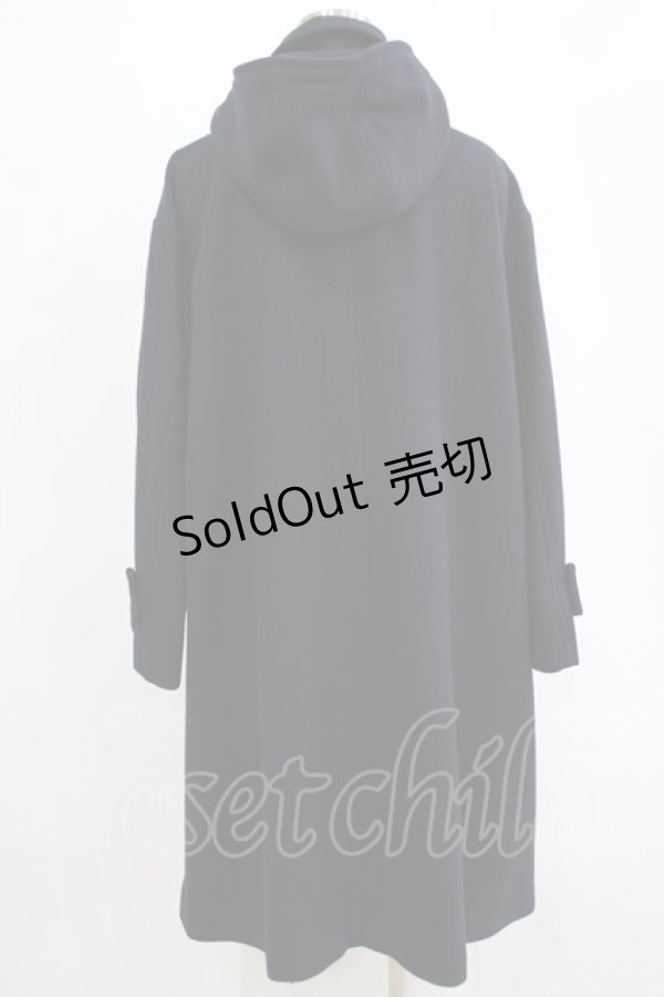 画像3: Jane Marple / フード付ウールコート  ネイビー H-25-12-25-1018-JM-CO-KB-ZH (3)