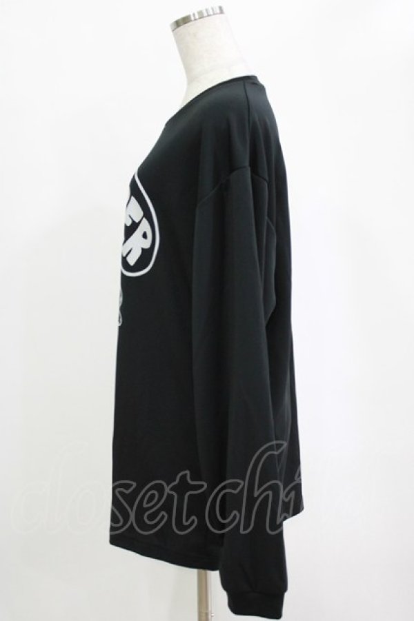 画像2: NieR Clothing / プリントLONG CUTSEW LL 黒 H-25-12-25-1020-PU-TO-KB-ZH (2)