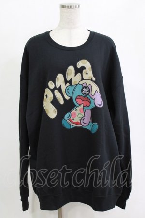 画像: NieR Clothing / プリントSWEAT  XL 黒 H-25-12-25-1022-PU-TO-KB-ZH