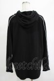 画像3: NieR Clothing / ロゴプリントプルパーカー  黒 H-25-12-25-1024-PU-TO-KB-ZH (3)