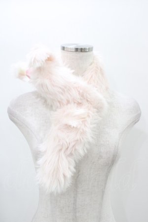 画像: BABY,THE STARS SHINE BRIGHT / うさぎのミシェルちゃんマフラー  ピンク H-25-12-25-016-BA-ZA-NS-ZH