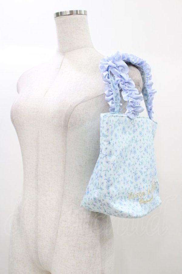画像2: Maison de FLEUR / シナモロールフリルハンドルトートバッグ  サックス H-25-12-25-020-LO-BG-NS-ZH (2)
