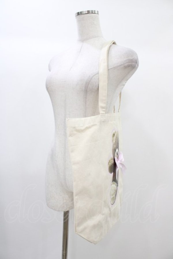 画像2: Nile Perch / どうぶつプリントトートバッグ  くまさん/ナチュラル H-25-12-25-021-LO-BG-YZ-ZH (2)