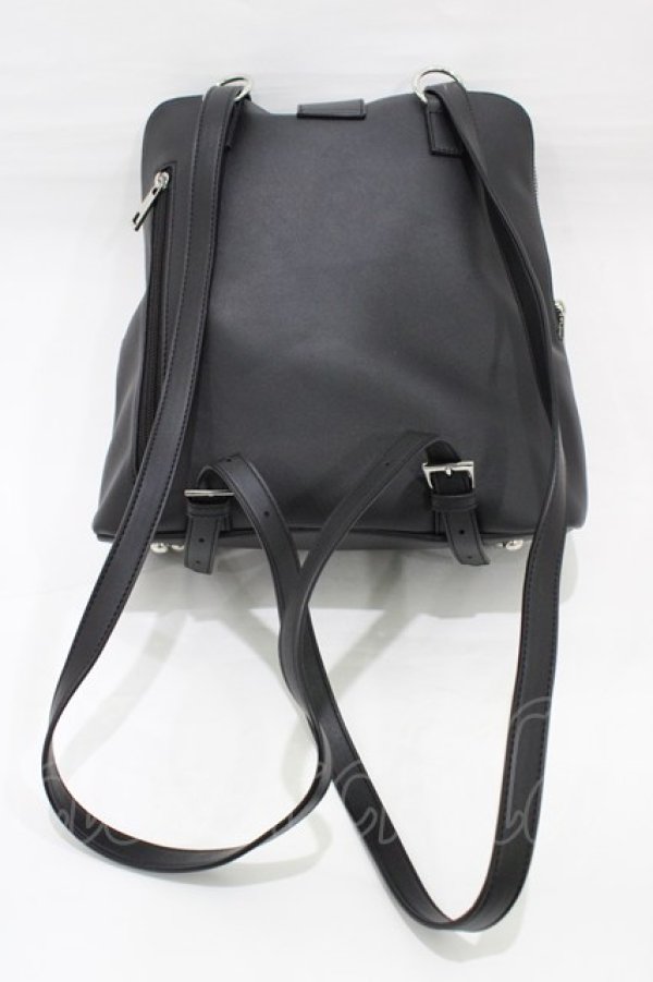 画像3: EATME / 2WAYベルテッドトートバッグ  ブラック H-25-12-25-026-LO-BG-NS-ZH (3)