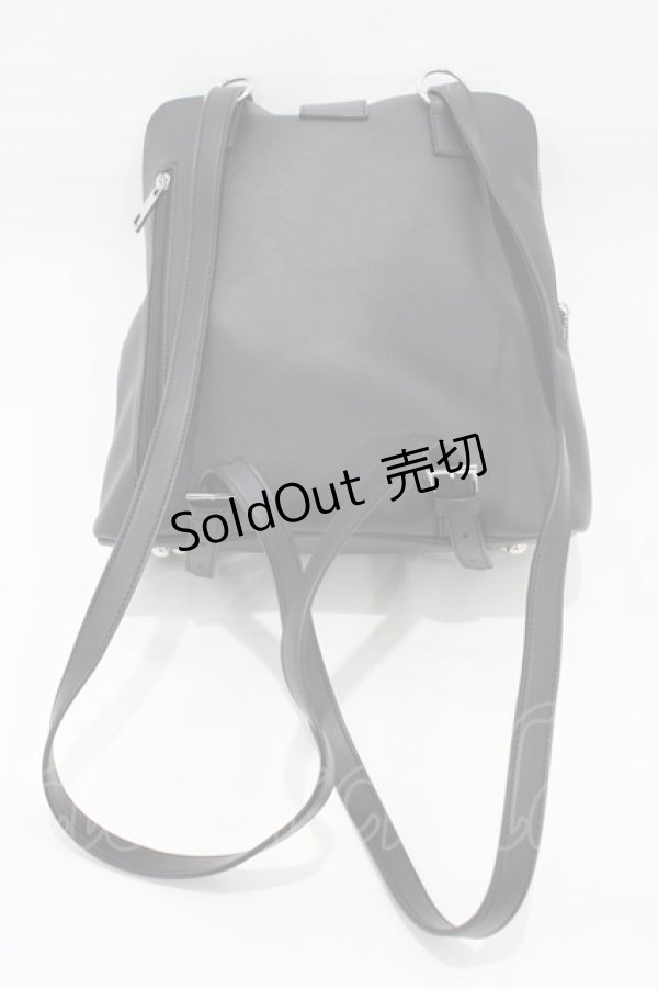 画像3: EATME / 2WAYベルテッドトートバッグ  ブラック H-25-12-25-026-LO-BG-NS-ZH (3)