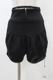 画像1: Melt the lady / ベルト付きショートパンツ S ブラック H-25-12-25-027-PU-PA-NS-ZH (1)