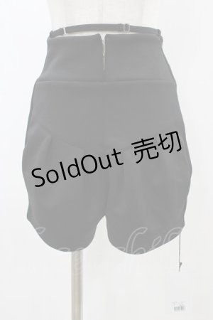 画像: Melt the lady / ベルト付きショートパンツ S ブラック H-25-12-25-027-PU-PA-NS-ZH