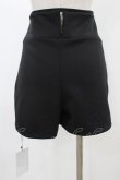 画像2: Melt the lady / ベルト付きショートパンツ S ブラック H-25-12-25-027-PU-PA-NS-ZH (2)