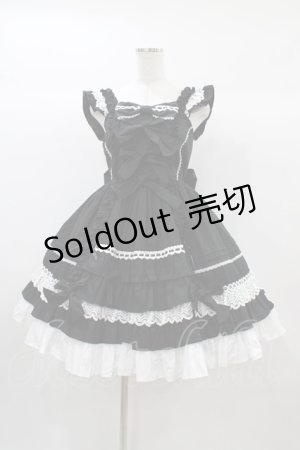 画像: Angelic Pretty / Sweetフリルジャンパースカート Free ブラック H-25-12-25-029-AP-OP-NS-ZH