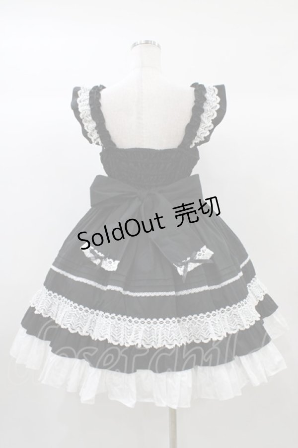 画像2: Angelic Pretty / Sweetフリルジャンパースカート Free ブラック H-25-12-25-029-AP-OP-NS-ZH (2)