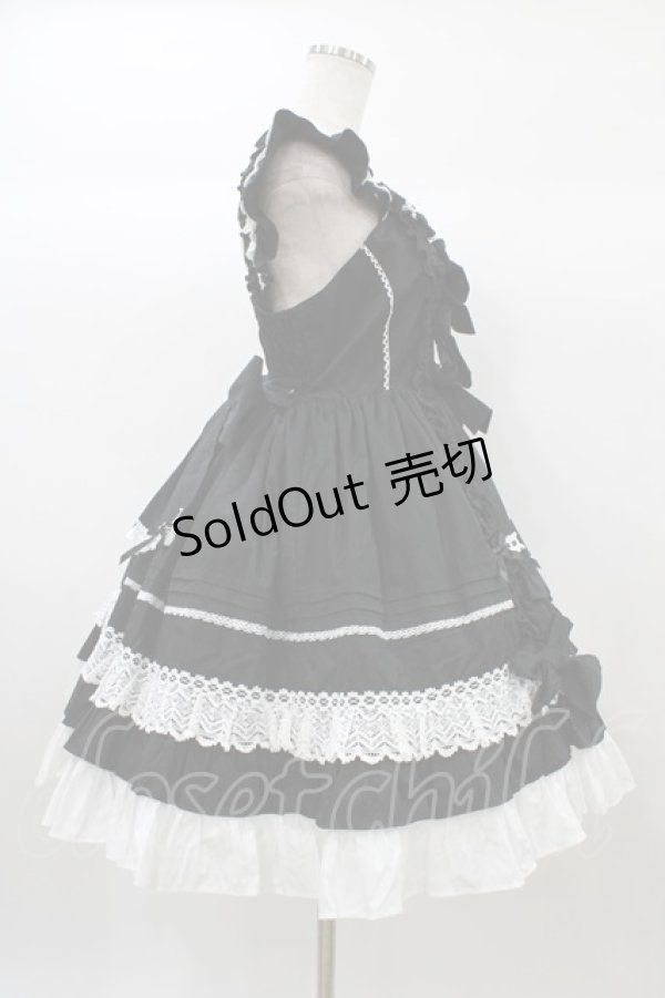 画像3: Angelic Pretty / Sweetフリルジャンパースカート Free ブラック H-25-12-25-029-AP-OP-NS-ZH (3)
