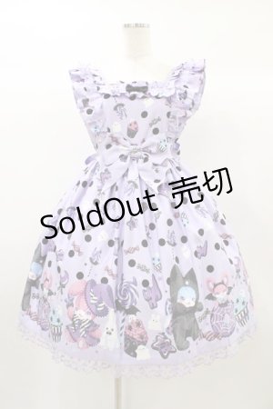 画像: Angelic Pretty / Happy Treat Partyジャンパースカート Free ラベンダー H-25-12-25-032-AP-OP-NS-ZH