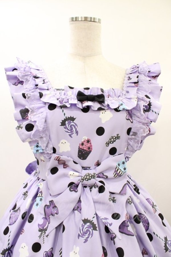 画像4: Angelic Pretty / Happy Treat Partyジャンパースカート Free ラベンダー H-25-12-25-032-AP-OP-NS-ZH (4)