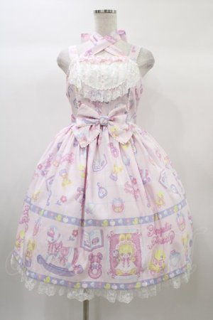 画像: Angelic Pretty / Baby Toysジャンパースカート Free ピンク H-25-12-25-033-AP-OP-NS-ZH