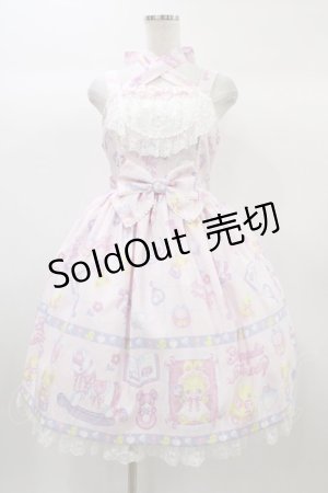 画像: Angelic Pretty / Baby Toysジャンパースカート Free ピンク H-25-12-25-033-AP-OP-NS-ZH