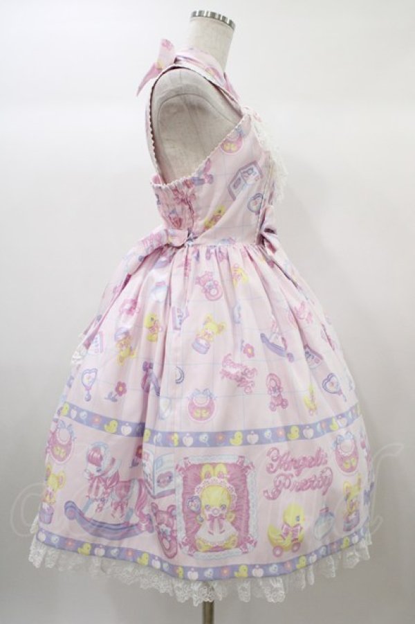 画像3: Angelic Pretty / Baby Toysジャンパースカート Free ピンク H-25-12-25-033-AP-OP-NS-ZH (3)