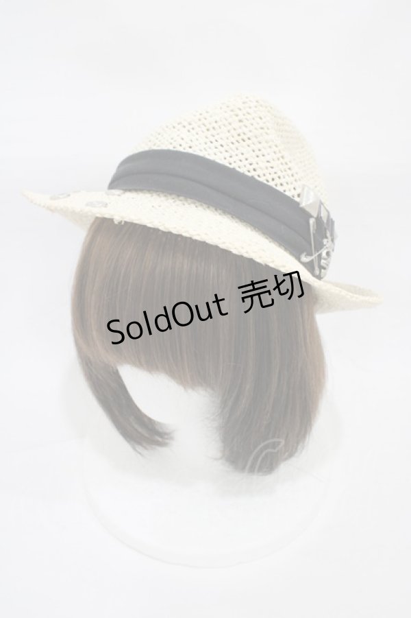 画像1: SEX POT ReVeNGe / カスタムストローハット   H-25-12-26-001-SP-AC-KB-ZT087 (1)