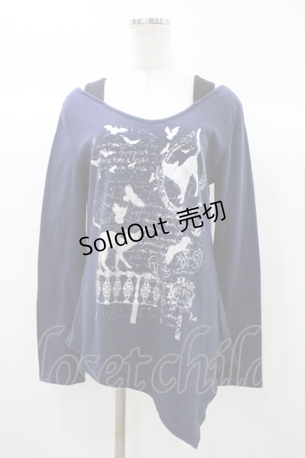 画像1: PUTUMAYO / インカネイト肩ベルトT  ネイビー H-25-12-26-039-PT-TO-KB-ZH (1)