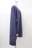 画像3: Ozz Croce / プリント刺繍ロングカットソー  ブルー H-25-12-26-040-OO-TO-KB-ZH (3)