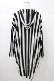 画像2: HELL CAT PUNKS / NIGHTMAREストライプパーカー  白×黒 H-25-12-26-045-PU-TO-KB-ZH (2)