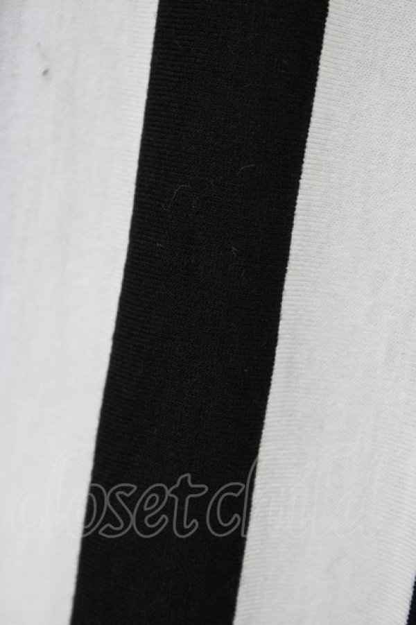 画像3: HELL CAT PUNKS / NIGHTMAREストライプパーカー  白×黒 H-25-12-26-045-PU-TO-KB-ZH (3)