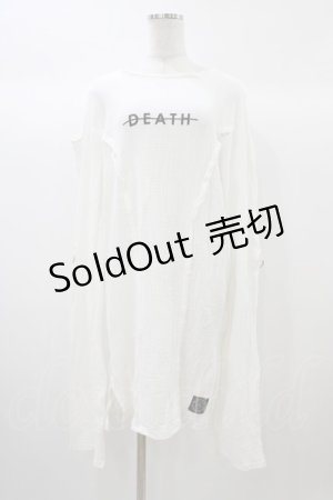 画像: HYPER CORE / プリントガーゼシャツ  白 H-25-12-26-046-PU-TO-KB-ZH