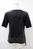 画像2: Deorart / ドレープTシャツ  黒 H-25-12-26-054-PU-TO-KB-ZH (2)