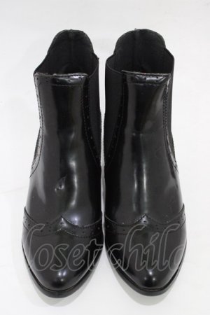 画像: YOSUKE / ショートブーツ 37 ブラック H-25-12-26-009-PU-SH-KB-ZH