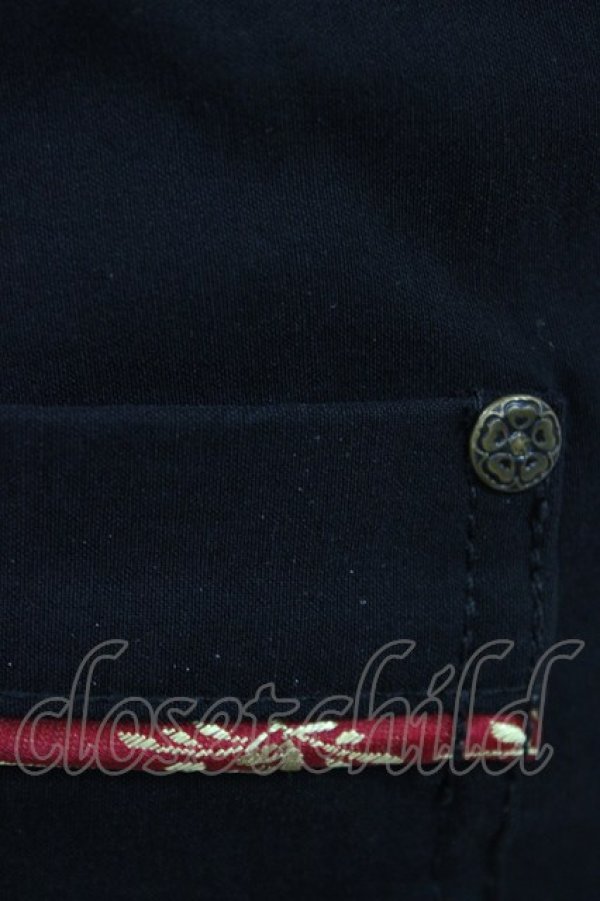 画像3: Ozz oneste / 裾ZIPパンツ  黒 H-25-12-26-013-OO-PA-KB-ZH (3)