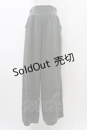 画像: PUTUMAYO / wisdomワイドパンツ  ダークグリーン H-25-12-26-016-PT-PA-KB-ZH