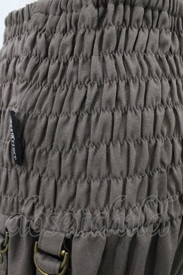 画像3: Ozz Croce / サイドプリントサルエルパンツ  ブラウン H-25-12-26-017-OO-PA-KB-ZH (3)