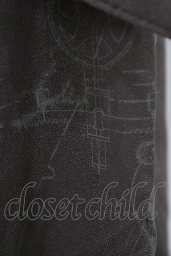 画像4: Ozz Croce / サイドプリントサルエルパンツ  ブラウン H-25-12-26-017-OO-PA-KB-ZH (4)