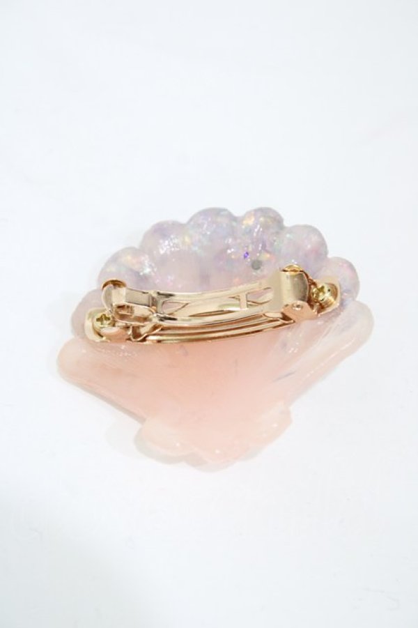 画像3: MILK / パールShellバレッタ  ピンクシェル H-25-12-26-002-ML-AC-KB-ZH (3)