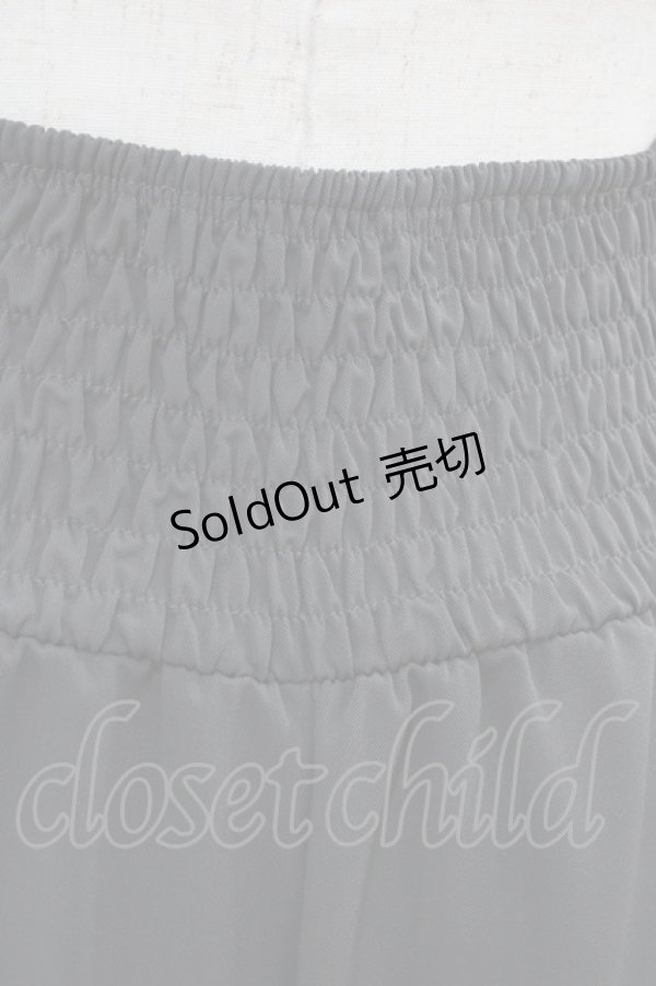 画像3: Ozz On / プリントプリーツワイドパンツ  グレー H-25-12-26-018-OO-PA-KB-ZH (3)