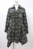 画像1: Rozen Kavalier / チェック刺繍シャツワンピース  グレー×グリーンチェック H-25-12-26-024-OO-OP-KB-ZH (1)