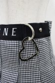 画像3: MORPH8NE / OFF SKIRT L ブラック×ホワイト H-25-12-26-025-0-SK-KB-ZH (3)
