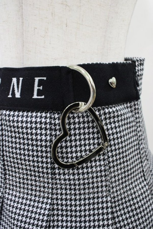 画像3: MORPH8NE / OFF SKIRT L ブラック×ホワイト H-25-12-26-025-0-SK-KB-ZH (3)