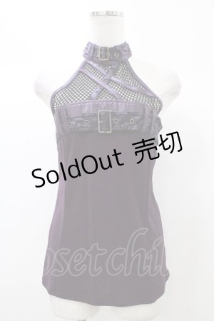 画像: Qutie Frash / ホルターキャミ  紫 H-25-12-26-027-QU-TO-KB-ZT244