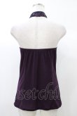 画像2: Qutie Frash / ホルターキャミ  紫 H-25-12-26-027-QU-TO-KB-ZH (2)