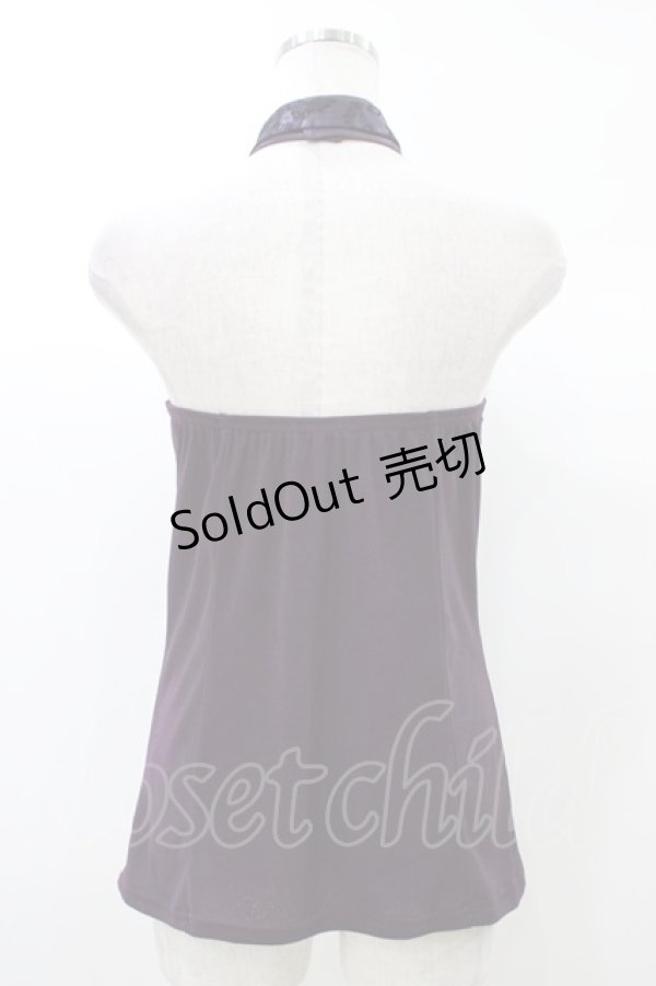 画像2: Qutie Frash / ホルターキャミ  紫 H-25-12-26-027-QU-TO-KB-ZT244 (2)