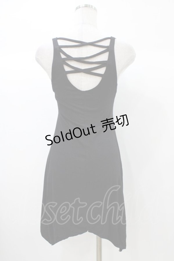 画像2: Rozen Kavalier / 刺繍ロングタンク  ブラック H-25-12-26-031-OO-TO-KB-ZH (2)