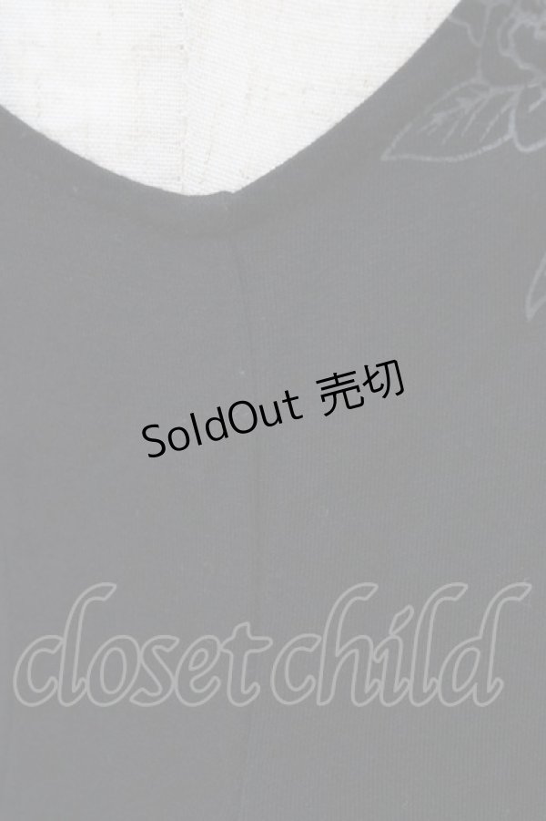 画像3: Rozen Kavalier / 刺繍ロングタンク  ブラック H-25-12-26-031-OO-TO-KB-ZH (3)